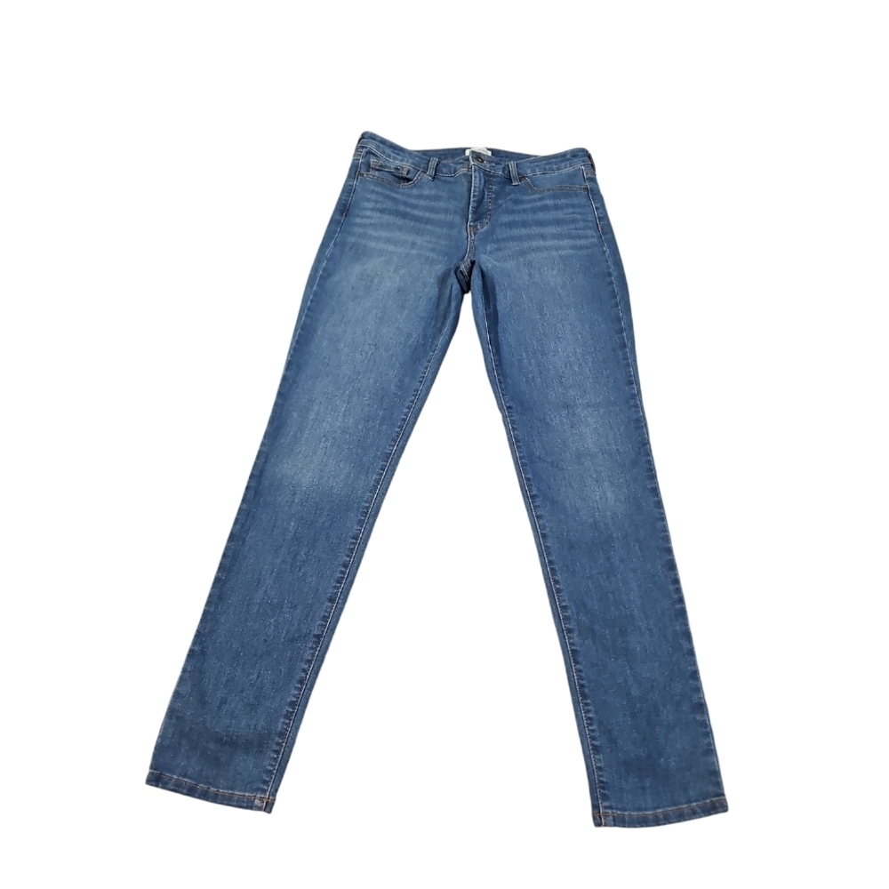 Jessica Simpson Womens Medium Wash Straight Leg‎ Stretch Jeans Size 10